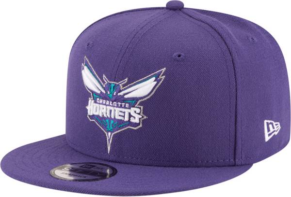 New Era Men's Charlotte Hornets Purple 9Fifty Adjustable Hat