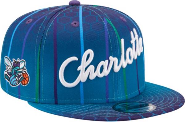 New Era Men's 2021-22 City Edition Charlotte Hornets Turquoise 9Fifty Adjustable Hat