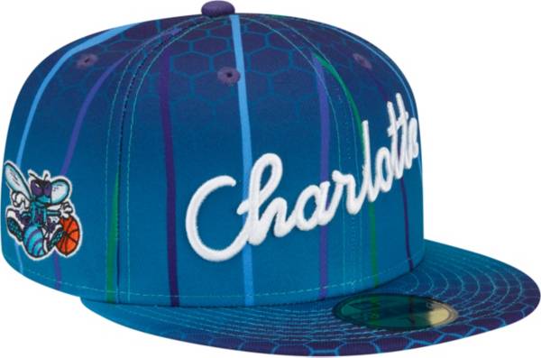 New Era Men's 2021-22 City Edition Charlotte Hornets Turquoise 59Fifty Fitted Hat