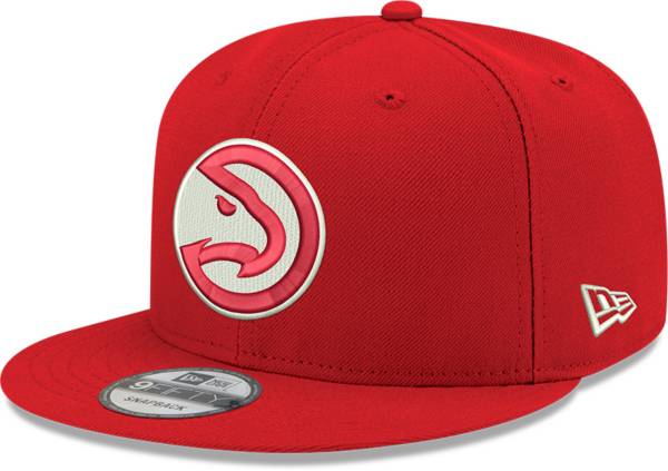 New Era Men's Atlanta Hawks Red 9Fifty Adjustable Hat