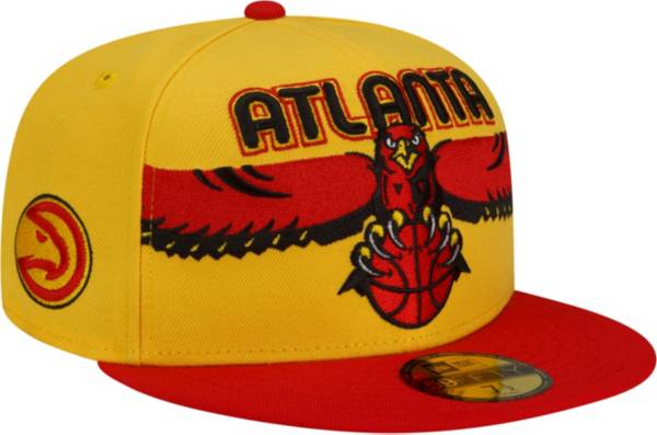 New Era Men's 2021-22 City Edition Atlanta Hawks Yellow 59Fifty Fitted Hat