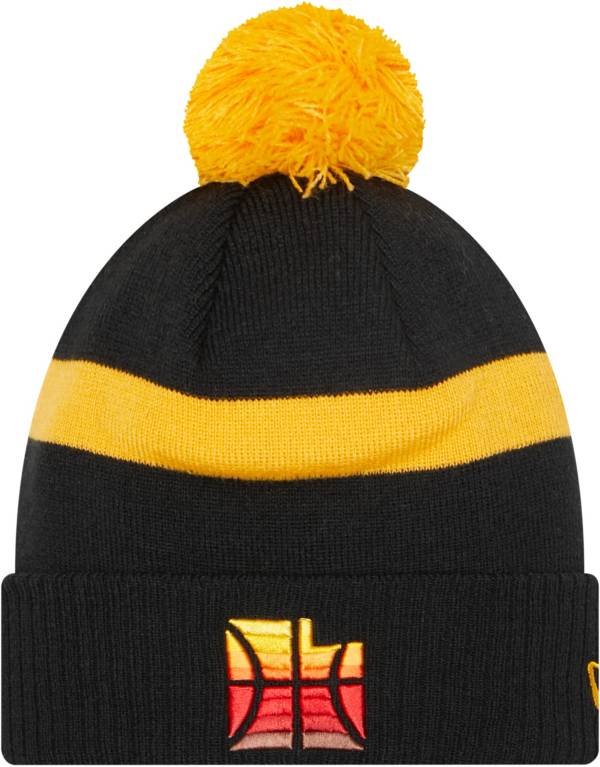 New Era Men's 2021-22 City Edition Utah Jazz Black Knit Hat