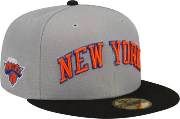 New Era Men's 2021-22 City Edition New York Knicks Gray 59Fifty Fitted Hat