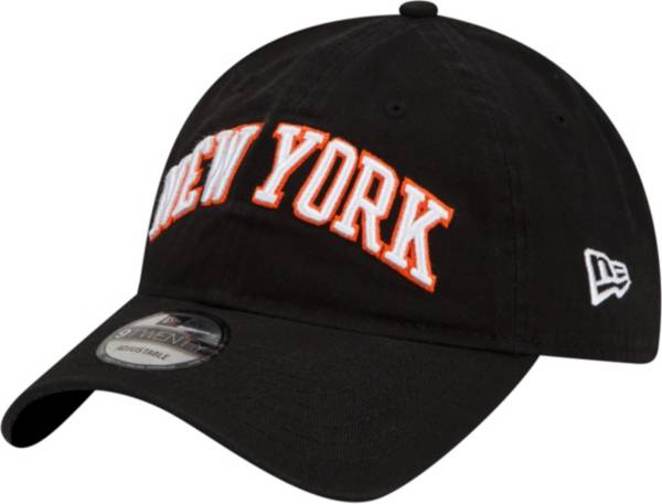 New Era Men's 2021-22 City Edition New York Knicks Black 9Twenty Adjustable Hat