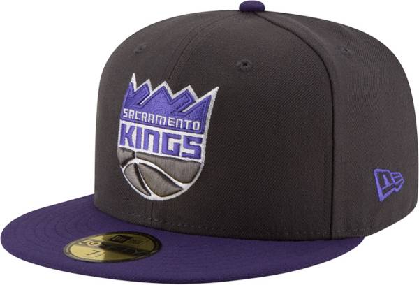 New Era Men's Sacramento Kings Black 59Fifty Fitted Hat