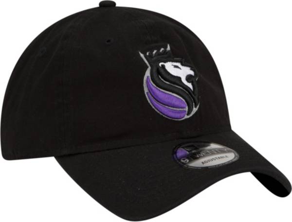 New Era Men's 2021-22 City Edition Sacramento Kings Black 9Twenty Adjustable Hat