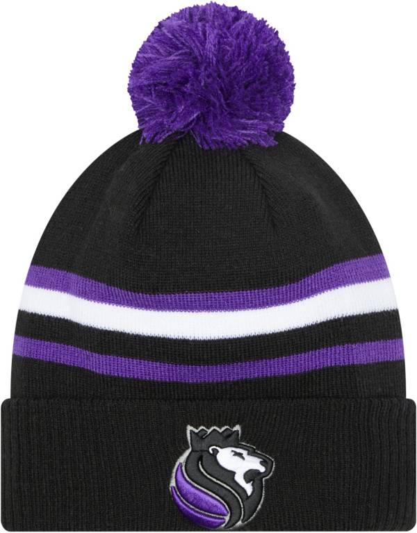 New Era Men's 2021-22 City Edition Sacramento Kings Black Knit Hat