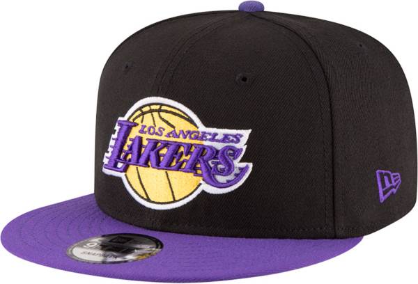 New Era Men's Los Angeles Lakers Black 9Fifty Adjustable Hat