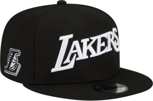 New Era Men's 2021-22 City Edition Los Angeles Lakers Black 9Fifty Adjustable Hat