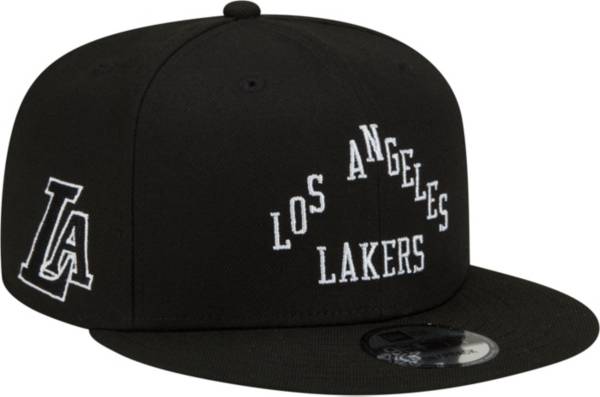 New Era Men's 2021-22 City Edition Los Angeles Lakers Black 9Fifty Adjustable Hat product image