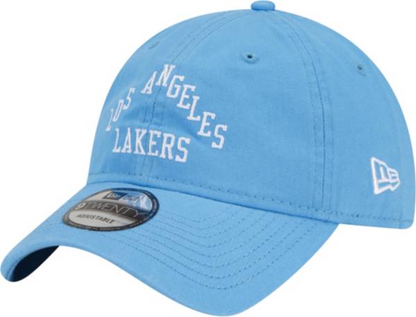 New Era Men's 2021-22 City Edition Los Angeles Lakers Blue 9Twenty Adjustable Hat