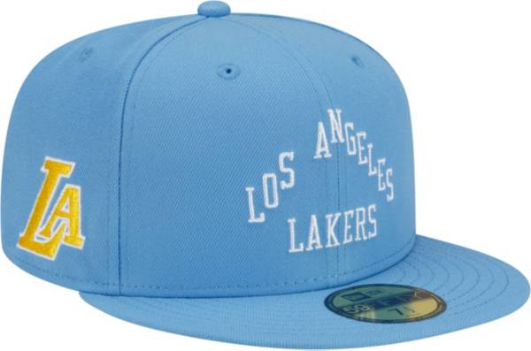 New Era Men's 2021-22 City Edition Los Angeles Lakers Blue 59Fifty Fitted Hat