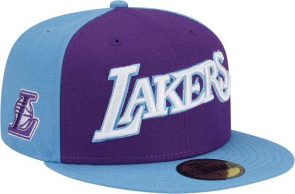 New Era Men's 2021-22 City Edition Los Angeles Lakers Purple 59Fifty Fitted Hat