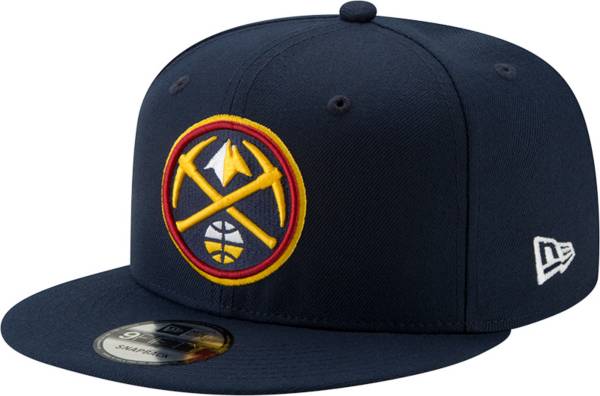 New Era Men's Denver Nuggets Blue 9Fifty Adjustable Hat