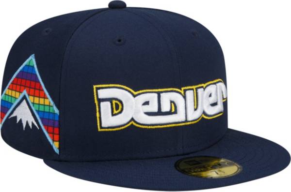 New Era Men's 2021-22 City Edition Denver Nuggets Blue 59Fifty Fitted Hat