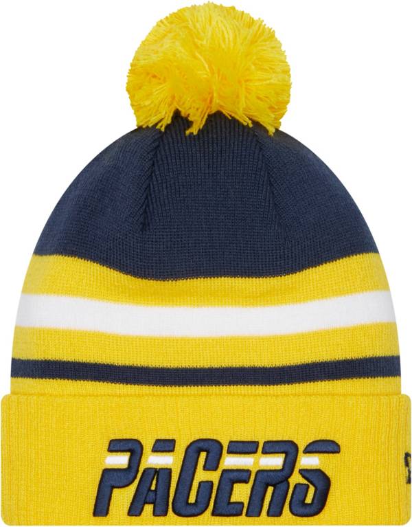 New Era Men's 2021-22 City Edition Indiana Pacers Blue Knit Hat