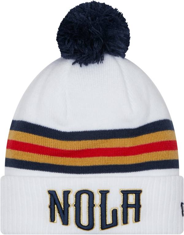 New Era Men's 2021-22 City Edition New Orleans Pelicans White Knit Hat