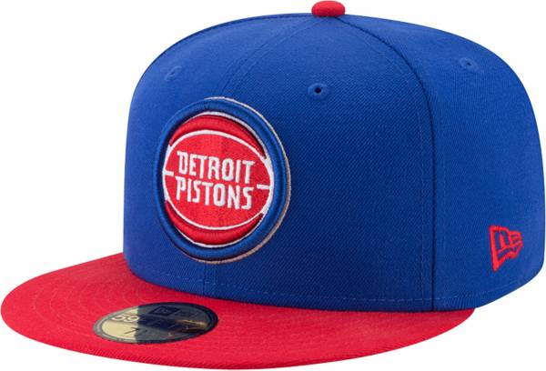 New Era Men's Detroit Pistons Blue 59Fifty Fitted Hat
