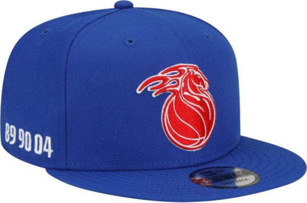 New Era Men's 2021-22 City Edition Detroit Pistons Blue 9Fifty Adjustable Hat