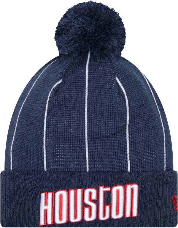 New Era Men's 2021-22 City Edition Houston Rockets Navy Knit Hat