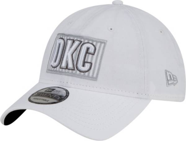 New Era Men's 2021-22 City Edition Oklahoma City Thunder White 9Twenty Adjustable Hat