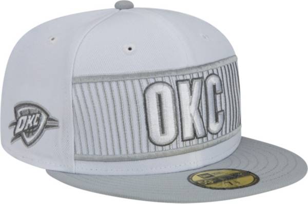 New Era Men's 2021-22 City Edition Oklahoma City Thunder Blue 59Fifty Fitted Hat