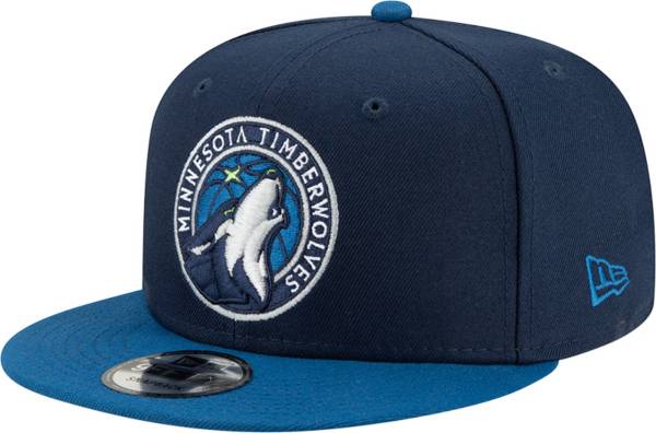 New Era Men's Minnesota Timberwolves Blue 9Fifty Adjustable Hat