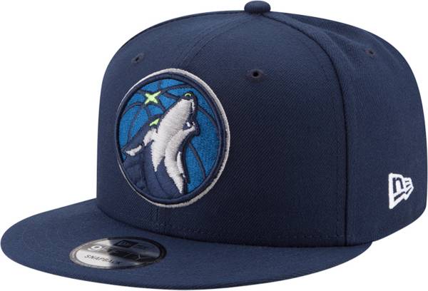 New Era Men's Minnesota Timberwolves Blue 9Fifty Adjustable Hat