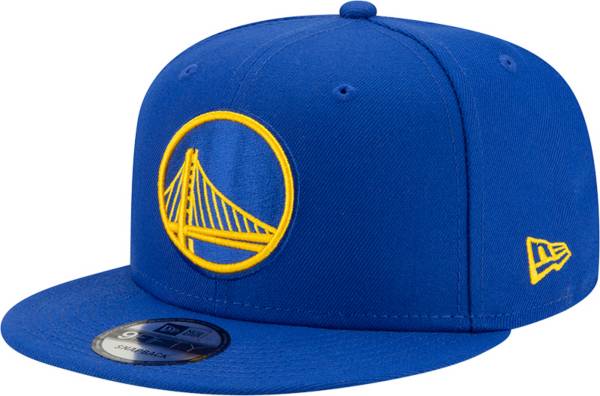 New Era Men's Golden State Warriors Blue 9Fifty Adjustable Hat