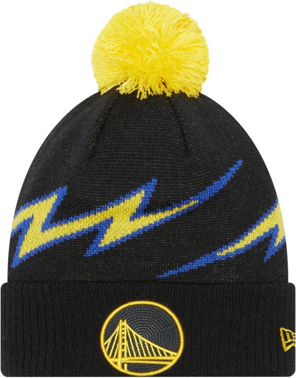 New Era Men's 2021-22 City Edition Golden State Warriors Blue Knit Hat