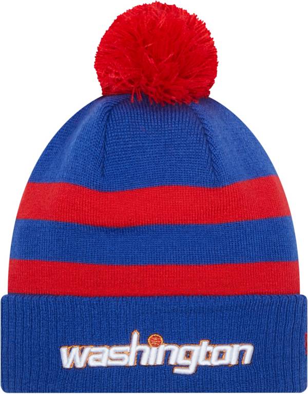 New Era Men's 2021-22 City Edition Washington Wizards Blue Knit Hat