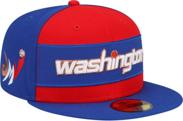 New Era Men's 2021-22 City Edition Washington Wizards Blue 59Fifty Fitted Hat