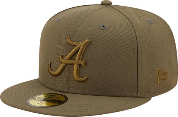 New Era Men's Alabama Crimson Tide Green Tonal 59Fifty Fitted Hat