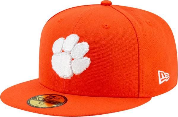 New Era Men's Clemson Tigers Orange 59Fifty Fitted Hat