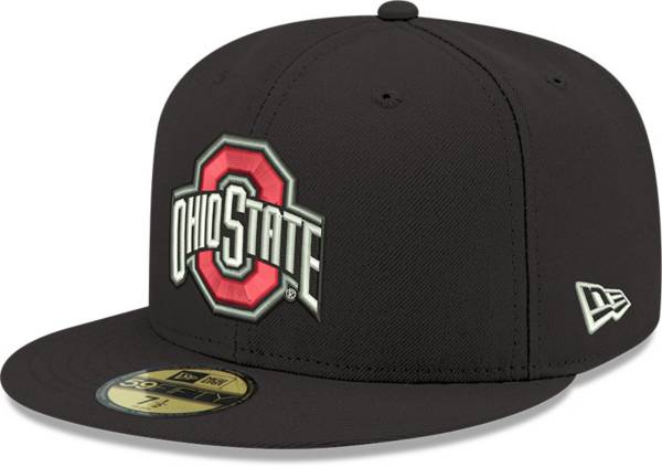 New Era Men's Ohio State Buckeyes Black 59Fifty Fitted Hat product image