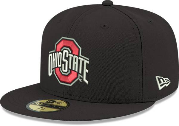 New Era Men's Ohio State Buckeyes Black 59Fifty Fitted Hat
