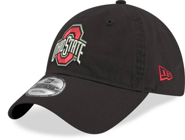 New Era Men's Ohio State Buckeyes Black 9Twenty Core Classic Adjustable Hat