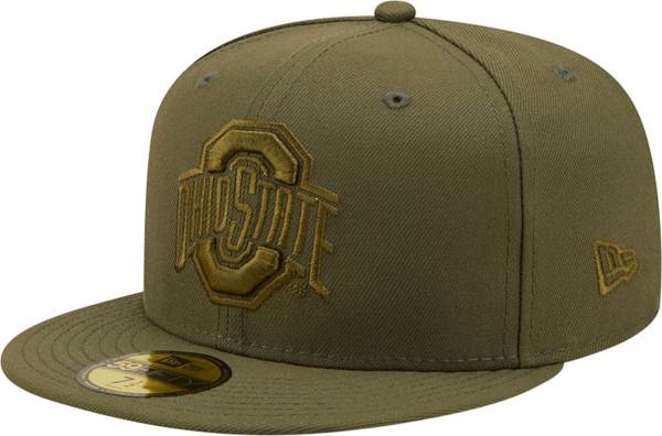 New Era Men's Ohio State Buckeyes Green Tonal 59Fifty Fitted Hat