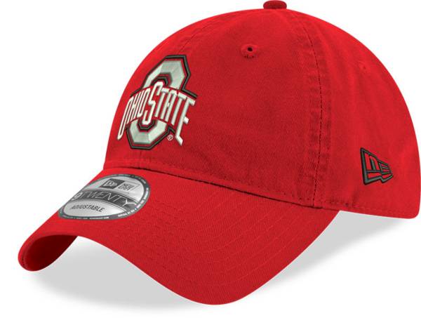 New Era Men's Ohio State Buckeyes Scarlet 9Twenty Core Classic Adjustable Hat