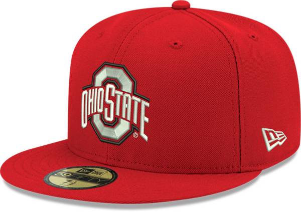 New Era Men's Ohio State Buckeyes Red 59Fifty Fitted Hat