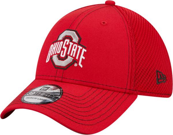 New Era Men's Ohio State Buckeyes Scarlet 39Thirty Neo Fitted Hat