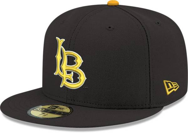 New Era Men's Long Beach State 49ers Black Two-Tone 59Fifty Fitted Hat