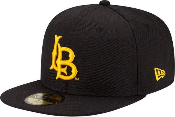New Era Men's Long Beach State 49ers Black 59Fifty Fitted Hat
