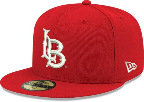 New Era Men's Long Beach State 49ers Red 59Fifty Fitted Hat