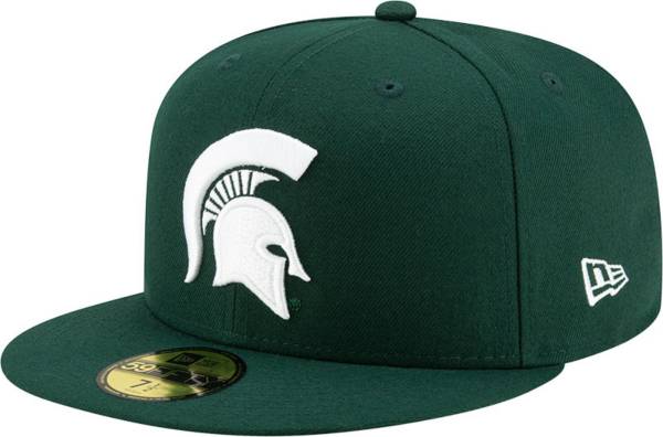 New Era Men's Michigan State Spartans Green 59Fifty Fitted Hat