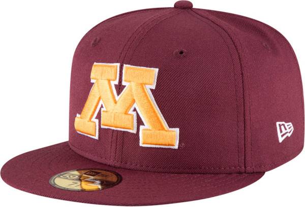 New Era Men's Minnesota Golden Gophers Maroon 59Fifty Fitted Hat