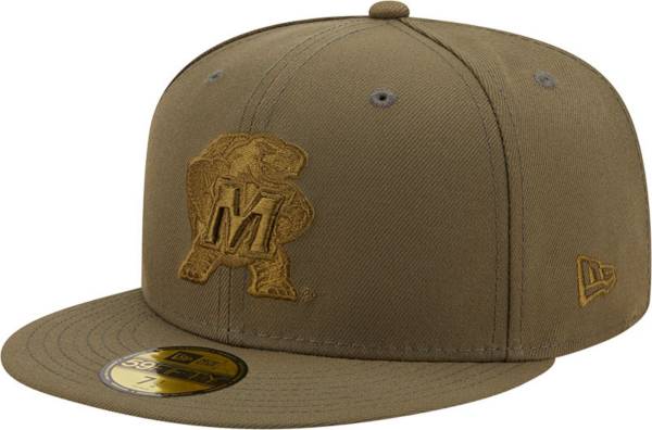 New Era Men's Maryland Terrapins Green Tonal 59Fifty Fitted Hat