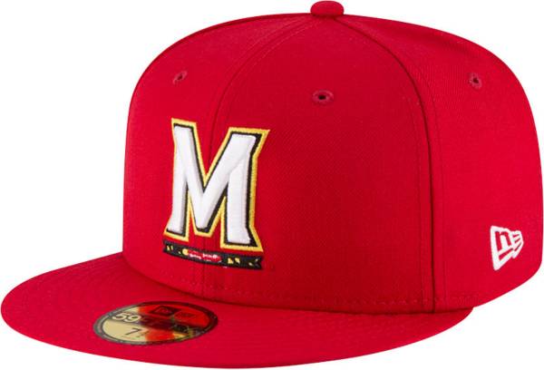 New Era Men's Maryland Terrapins Red 59Fifty Fitted Hat