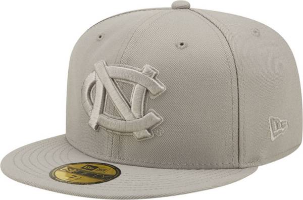 New Era Men's North Carolina Tar Heels Grey Tonal 59Fifty Fitted Hat