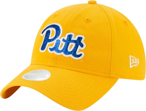 New Era Women's Pitt Panthers Gold 9Twenty Glisten Adjustable Hat